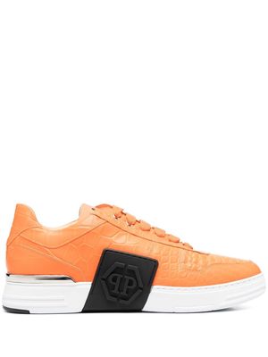 Philipp Plein Hexagon low-top sneakers - Orange