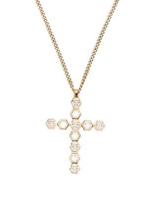 Philipp Plein Hexagon Lux necklace - Gold