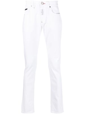 Philipp Plein Hexagon straight leg jeans - White