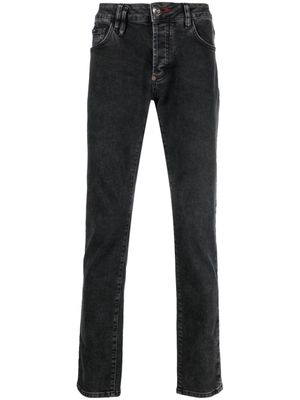 Philipp Plein Iconic Plein straight-leg jeans - Grey