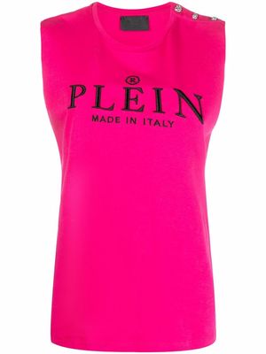 PHILIPP PLEIN Iconic Plein vest top - Pink