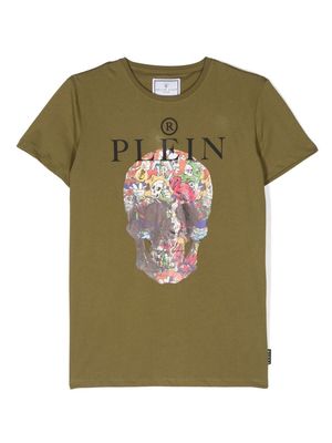 Philipp Plein Junior graphic-print short-sleeved T-shirt - Green