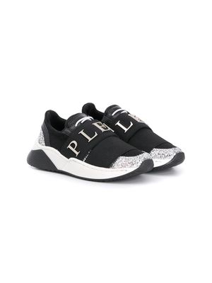 Philipp Plein Junior Runner Crystal low-top sneakers - Black