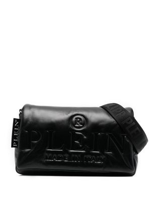 Philipp Plein leather medium shoulder bag - Black