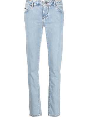 Philipp Plein light-wash slim-cut jeans - Blue