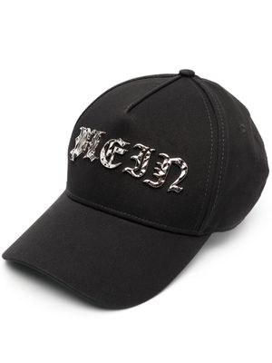Philipp Plein logo-detail baseball cap - Black
