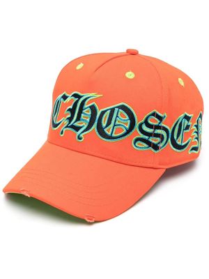 Philipp Plein logo-embroidered baseball cap - Orange