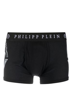 Philipp Plein logo-print boxers - Black