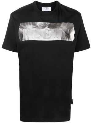 Philipp Plein metallic-detail logo T-shirt - Black