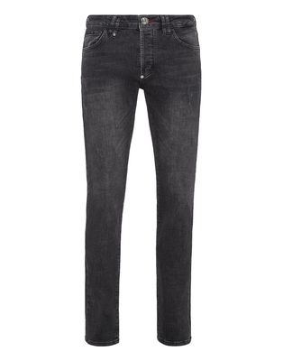 Philipp Plein mid-rise straight-leg jeans - Black