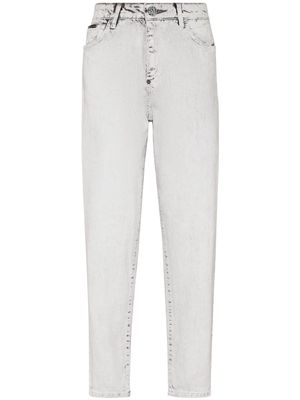 Philipp Plein Mom Fit tapered jeans - Grey