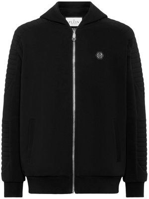 Philipp Plein padded zip-up hoodie - Black