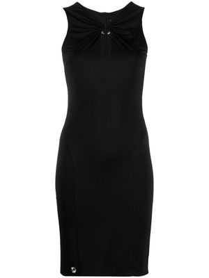 Philipp Plein pinched-neck tank dress - Black