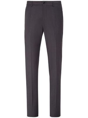 Philipp Plein pressed-crease tailored trousers - Black