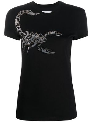 Philipp Plein rhinestone-embellished slim T-shirt - Black