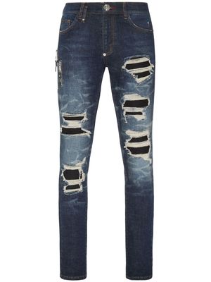 Philipp Plein Rock Star skinny jeans - Blue