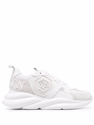 Philipp Plein Runner lace-up sneakers - White