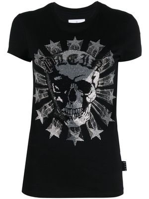 Philipp Plein Sexy Pure-fit skull strass T-shirt - Black