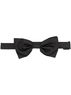Philipp Plein silk bow tie - Black