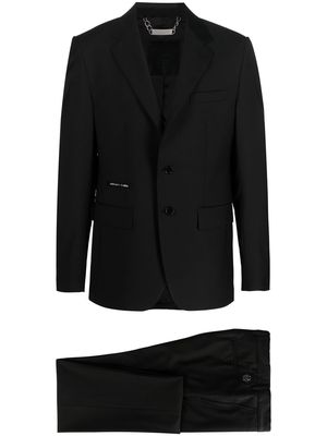 Philipp Plein single-breasted two-piece suit - Black