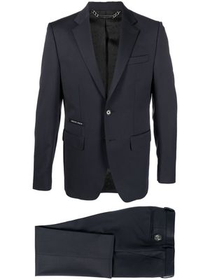 Philipp Plein single-breasted two-piece suit - Blue