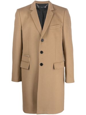Philipp Plein single-breasted wool-cashmere coat - Neutrals