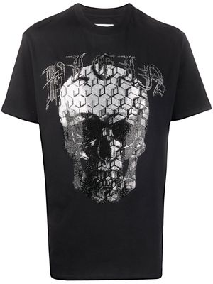Philipp Plein 'Skull and Plein' classic T-shirt - Black