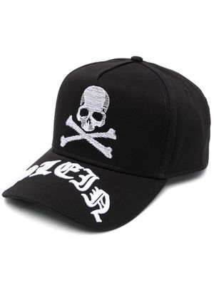 Philipp Plein Skull Bones baseball cap - Black