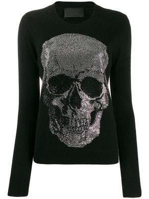 Philipp Plein skull embellished sweater - Black