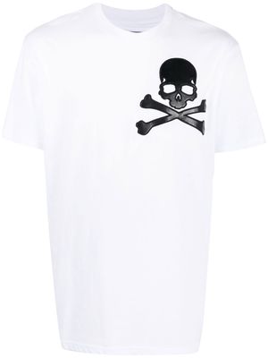 Philipp Plein skull-motif cotton T-shirt - White