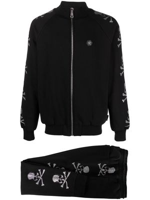 Philipp Plein skull-motif track jacket - Black