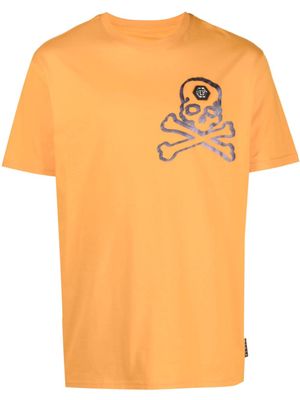 Philipp Plein Skull&Bones cotton T-shirt - Orange