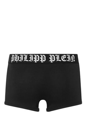 Philipp Plein Skull&Bones logo-print boxer briefs - Black