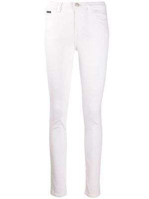 Philipp Plein slim fit jeans - White