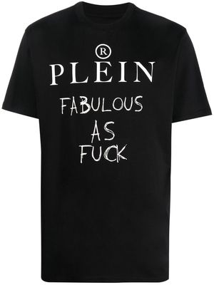 Philipp Plein slogan-print T-shirt - Black