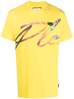 Philipp Plein SS Signature cotton T-shirt - Yellow