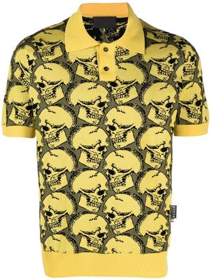 Philipp Plein SS Skull polo shirt - Yellow