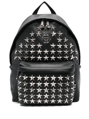 Philipp Plein star-stud backpack - Black