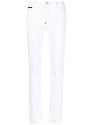 Philipp Plein straight-leg regular-fit jeans - White