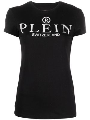 Philipp Plein stud-logo T-shirt - Black