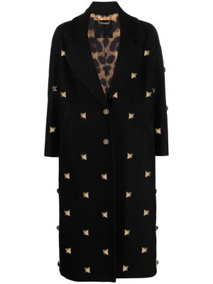 Philipp Plein studded oversize coat - Black