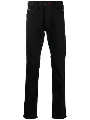 Philipp Plein Super five-pocket straight trousers - Black