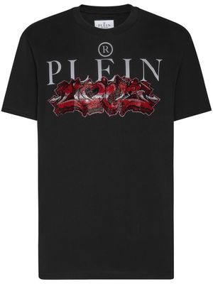 Philipp Plein T-shirt Round Neck SS Love - Black