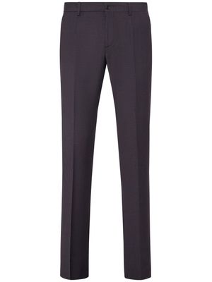 Philipp Plein tailored virgin-wool trousers - Grey