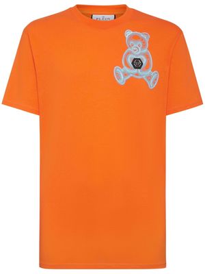 Philipp Plein Teddy Bear-print cotton T-shirt - Orange