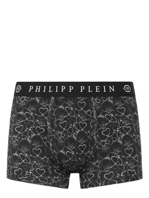 Philipp Plein teddy-print boxers - Black