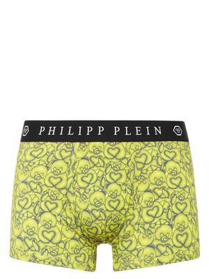 Philipp Plein teddy-print boxers - Yellow