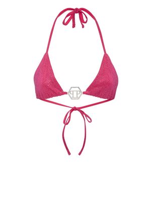 Philipp Plein Top Bikini Stones bikini - Pink