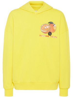 Philipp Plein Tutti Frutti cotton hoodie - Yellow