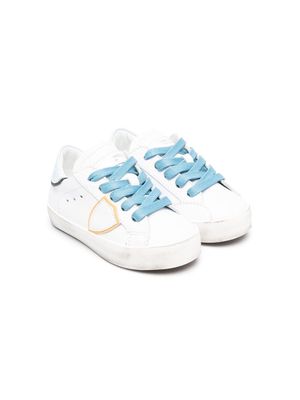Philippe Model Kids lace-up leather sneakers - White